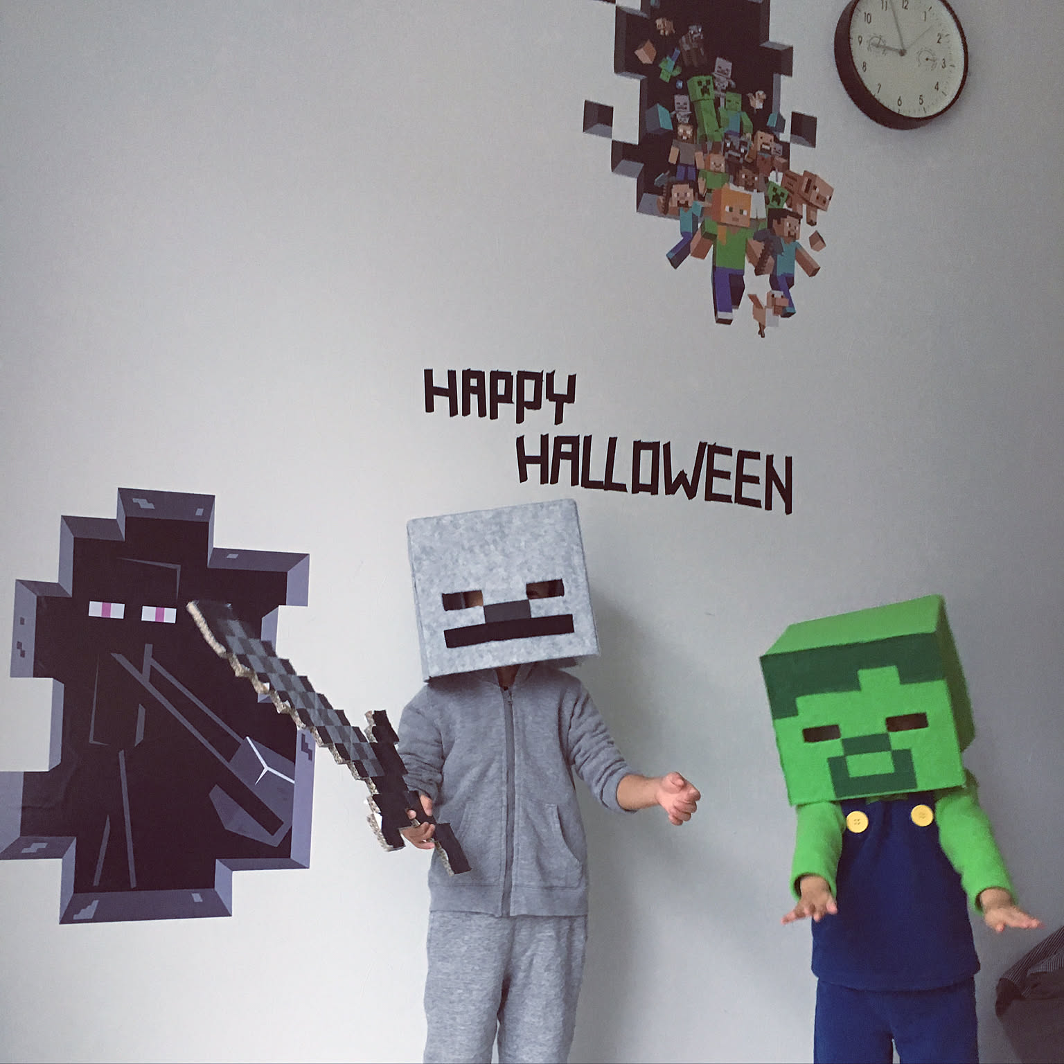 仮装/手作り/マイクラ 剣/マイクラ/壁/天井...などのインテリア実例 - 2017-10-29 09:07:03 ｜ RoomClip