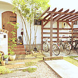 自転車小屋の写真