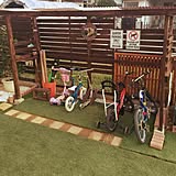 自転車置き場の写真