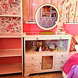寝室-ピンク×ゴールド(4畳半)-の写真