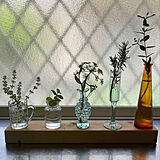 glass flower vaseの写真