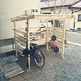 自転車置き場の写真