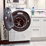 洗濯機収納の写真