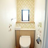 トイレ壁紙の写真