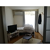 一人暮らしベッドルームの写真