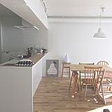 キッチン、パントリー、家事室の写真