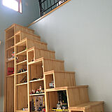 階段収納の写真