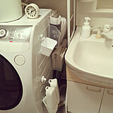 洗濯機　収納の写真
