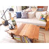 無垢の家具・テーブルの写真