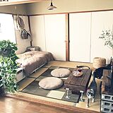 部屋のコーディネイトの写真