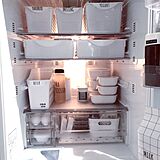 冷蔵庫 収納 整理の写真