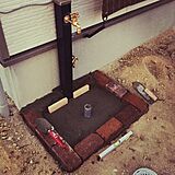 立水栓DIYの写真