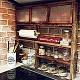 キッチン スパイスラックの写真
