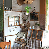 カフェ風キッチンの写真