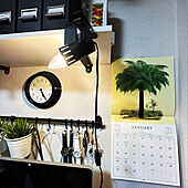 書斎/IKEA/今年のカレンダー/ジョンデリアンのカレンダー/雑貨...などのインテリア実例 - 2023-01-26 17:43:47