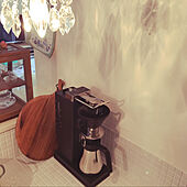 バルミューダ　コーヒーメーカー/コーヒー/漆喰塗り壁/猫と暮らす家/こどものいる暮らし...などのインテリア実例 - 2023-02-04 21:32:38