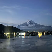 河口湖のホテルからの富士山/おはようございます/富士山/玄関/入り口のインテリア実例 - 2023-02-04 06:27:30
