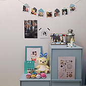 画用紙 ツムツム 壁 天井 写真フレーム ディズニー などのインテリア実例 16 08 18 00 26 05 Roomclip ルームクリップ