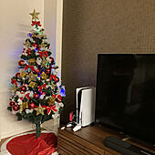 テレビボード/クリスマス/クリスマスツリー/Panasonic/冬支度...などのインテリア実例 - 2022-12-02 18:47:07