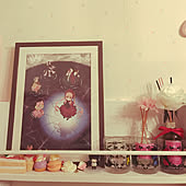 壁 天井 まどか マギカ まどマギ イヌカレー ペイント壁のインテリア実例 16 10 05 10 43 44 Roomclip ルームクリップ