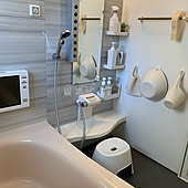 ミストシャワー 節水シャワーヘッド ディズニーホテルふう バス トイレのインテリア実例 19 12 05 08 12 15 Roomclip ルームクリップ