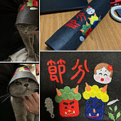猫海苔巻/恵方巻き/DIY/猫/刺繍...などのインテリア実例 - 2022-01-25 00:52:22