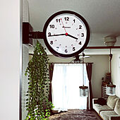 時計のある風景/ダルトンの時計/フェイクグリーン/部屋全体のインテリア実例 - 2022-12-05 15:54:52