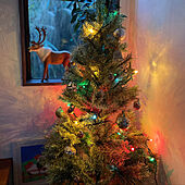 トナカイ/クリスマスツリー120cm/クリスマスツリー/クリスマス/リビングのインテリア実例 - 2022-11-26 18:01:18