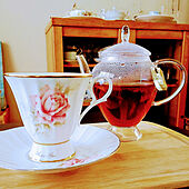 リビング/紅茶タイム/日本の古い食器/いつもありがとうございます。のインテリア実例 - 2022-04-15 23:31:26