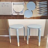 シンプルさが魅力！IKEAの木製スツール「FROSTA」