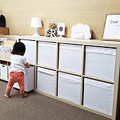 IKEAのアイテムを上手に取り入れた素敵な子ども部屋♡