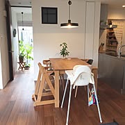 部屋全体/ペンダントライト/アクセントクロス/壁掛けテレビ/バ ...