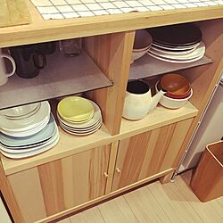 キッチン/IKEA/無印良品/食器棚のインテリア実例 - 2016-04-14 10:47:13