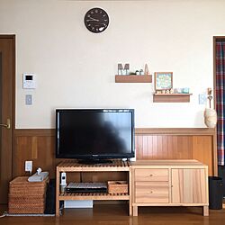 中古住宅/IKEA/IKEA部/無印良品 壁に付けられる家具/リビングのインテリア実例 - 2015-11-28 10:06:30