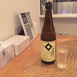 今日は日本酒/ひとり晩酌/お酒大好き/賃貸暮らし/心地よく生きたい...などのインテリア実例 - 2020-07-29 20:44:33