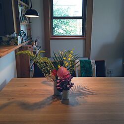 花が好き/花のある暮らし/カリモク/ダイニングテーブル＆チェア/木の家...などのインテリア実例 - 2017-06-19 12:33:27