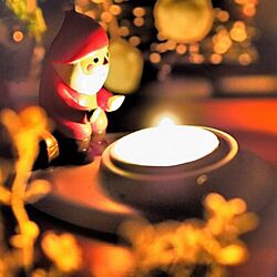 机/雑貨/クリスマス/サンタさん/光遊びっ♪のインテリア実例 - 2013-11-22 07:30:13