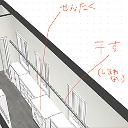 ランドリールーム→クローゼットのインテリア実例 - 2021-12-18 13:11:47