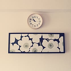 壁/天井/マリメッコ/marimekko/RIKI Clock/IGと同じpic！のインテリア実例 - 2014-10-18 11:01:54