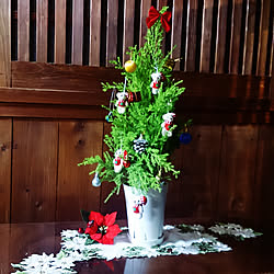 玄関/入り口/アミブルージュ/ミニくまくん/クリスマス/クリスマスツリー...などのインテリア実例 - 2017-11-28 17:19:09
