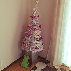 リビング/ドンキーホーテ/クリスマスツリー 子供の手作りのインテリア実例 - 2015-12-01 07:50:42