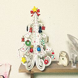 棚/クリスマスツリー 白/3coinsツリーのインテリア実例 - 2014-12-23 09:53:00