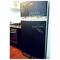 キッチン/DIY/黒板/キッズ スペースのインテリア実例 - 2014-07-22 19:35:10