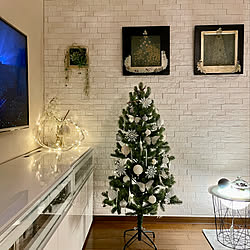 白樺ガーランド/LED照明/christmas tree/クリスマス/リビング...などのインテリア実例 - 2021-11-28 01:08:36