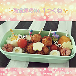 机/娘ちゃんのお弁当♡/娘のお弁当/セリアのお弁当箱/ちんあなご...などのインテリア実例 - 2019-07-25 14:03:38