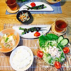 机/ナチュラルキッチン/夕飯のインテリア実例 - 2015-07-22 20:05:50
