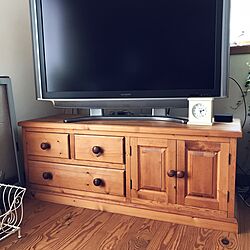 TVボード DIY/TVボード/2×4材/2×4で作る家具/DIY...などのインテリア実例 - 2017-05-02 14:40:32