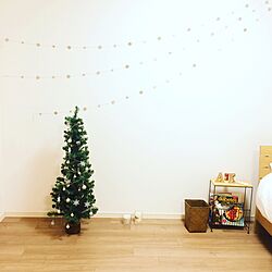 部屋全体/ガーランド/IKEA/クリスマス/ミニクリスマスツリー...などのインテリア実例 - 2016-12-15 22:15:58
