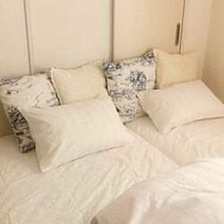 ベッド周り/クッションカバー/IKEA/無印/無印良品のインテリア実例 - 2013-08-17 21:01:10