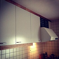 キッチン/DIY/黒板/シンプルのインテリア実例 - 2014-02-02 16:10:30